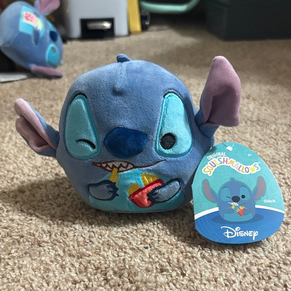 Squishmallows Stitch Plush - Blue and Pink